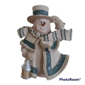 Vintage St. Flurry's Cornelius Vanderfrost Snowman Figurine 78817 © 2002